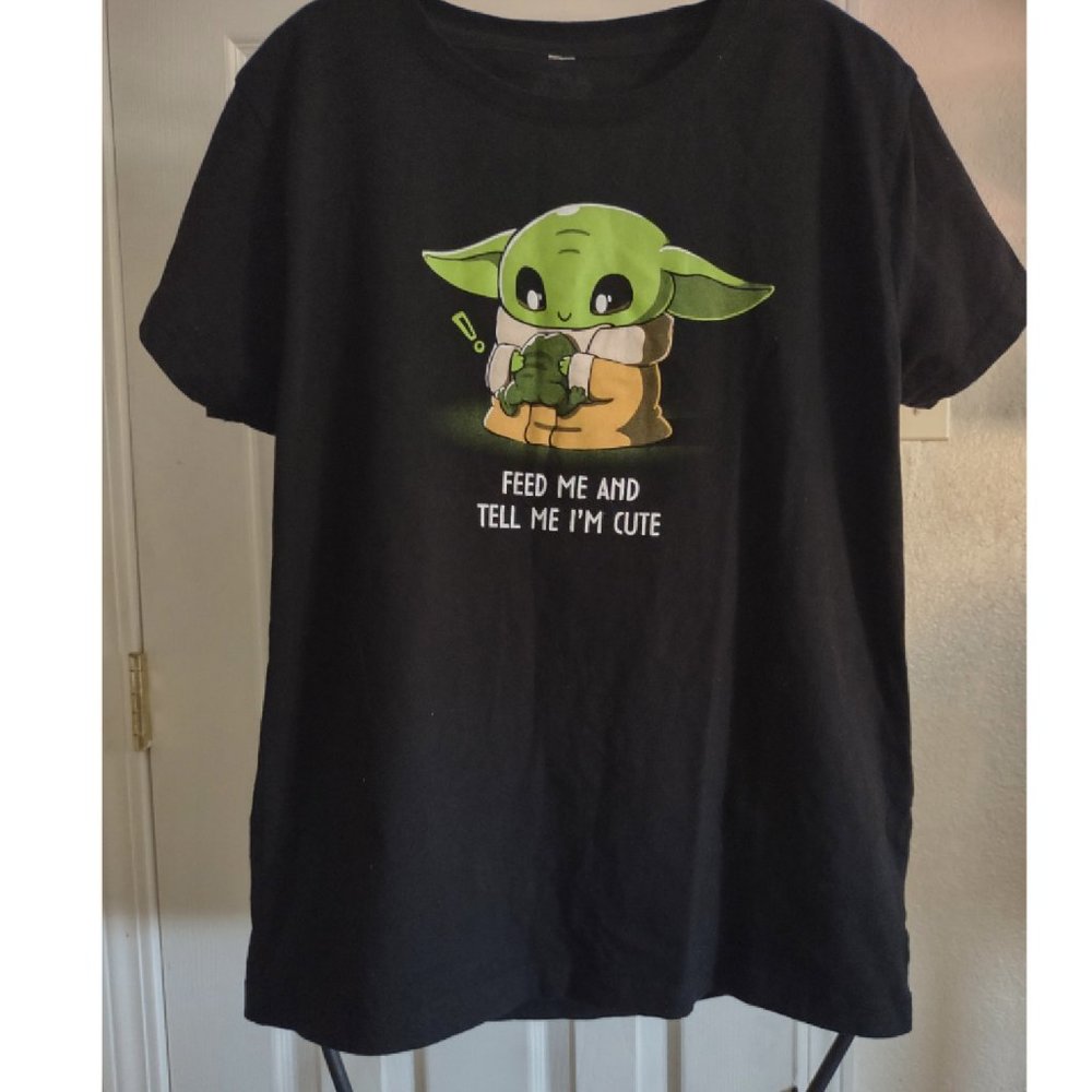 Black Baby Yoda shirt